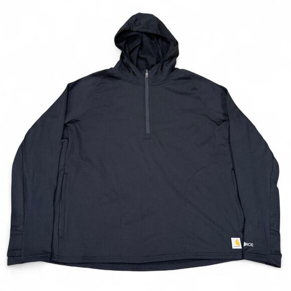 Carhartt Force Work Outerwear Women's Relaxed Fit Half Zip Hooded Pullover Sz.XL - Picture 1 of 8